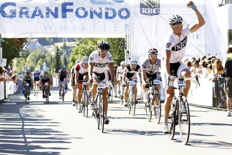 Gran Fondo于欧美行之有年，车手参赛踊跃。(c)rbcgranfondowhistler.com