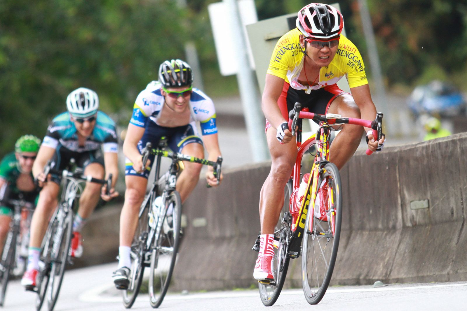 王美银本站仍奋力冲刺tour de langkawi